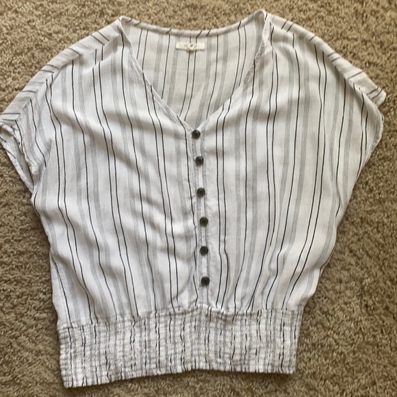 Maurices Tops - Like new Maurices striped mid top